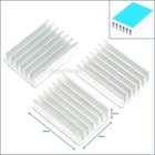 3pc 20 x 14 x 6mm Heatsink with Adhesive Dissipate Heat Transfer Sink Cool RAM