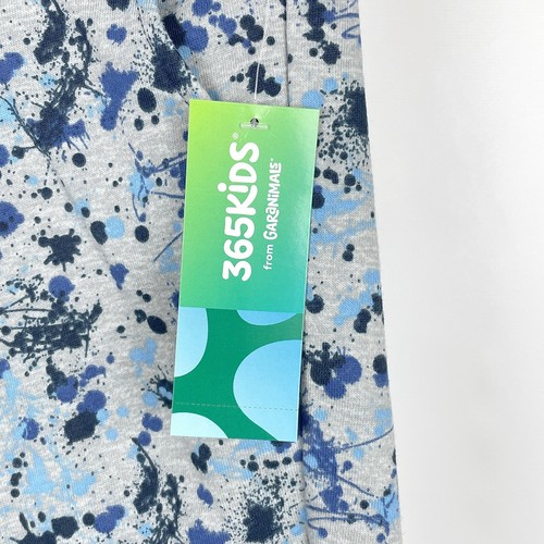 Garanimals Jungen Größe 6 grau Pongee Tasche Shorts mit blauen Farbspritzern Design - Bild 6 von 9