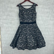 Xscape Dress Mini Womens 10 Cut out 0479