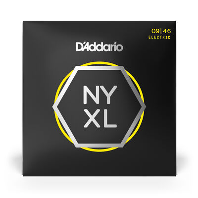 D'Addario NYXL 0946 Nickel Wound Regular Light Electric Guitar Strings 9-46