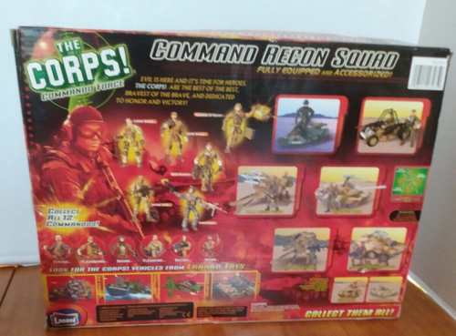 LANARD TOYS THE CORPS ELITE EDITION COMMAND RECON SQUAD. NUEVO - Imagen 2 de 3