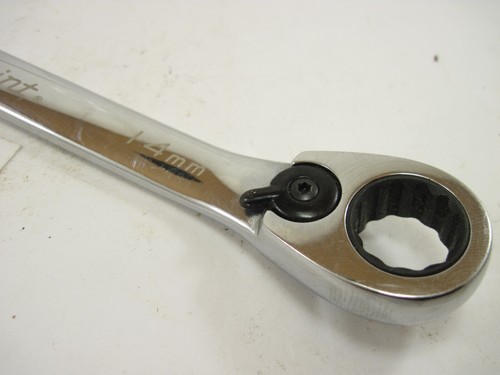 Blue Point By Snap On 14mm Ratcheting Reversible Metric Wrench BOERM14 NEW - Picture 3 of 4