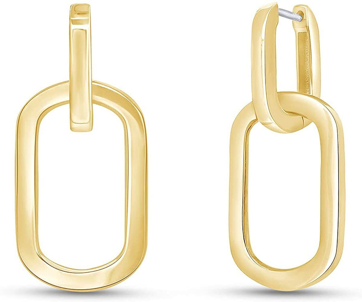 【wingbling】14k shirring drop daily earrings ジョスミン着用 14K Yellow Gold Bujukan Pearl Huggie Drop Earrings @ $800