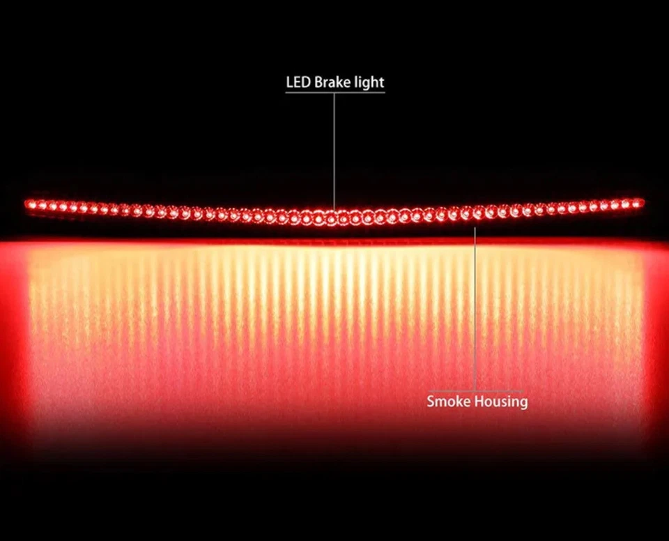 2007-2011 Cadillac DTS Rear LED 3rd Third Tail Brake Light Stop Lamp Bar - Image 4 of 4