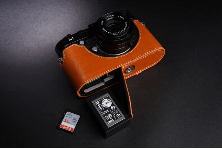 Funda de cuero hecha a mano para media cámara apta para Leica M240p M262 M-M tipo 246 Foto 2 de 4