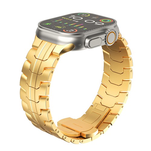 For Apple Watch 10 9 8 7 6 SE Ultra2 42/45/46/49mm Butterfly Clasp Titanium Band - Picture 12 of 19
