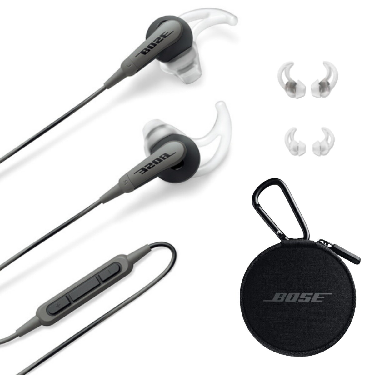 Bose SoundSport in-ear headphones ケース付き Amazon.com: Bose SoundSport In-Ear Headphones w/Mic (Apple