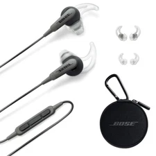 Bose SoundSport Wired Headphones In-ear Earbuds Charcoal-Black 3.5mm Jack