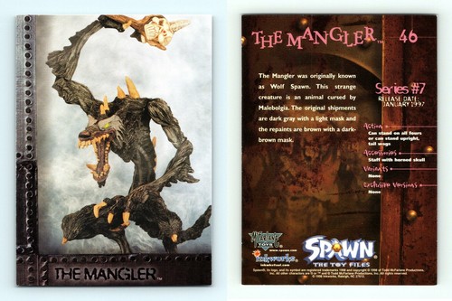 The Mangler #46 Spawn The Toy Files 1999 Inkworks Trading Card - Picture 1 of 1