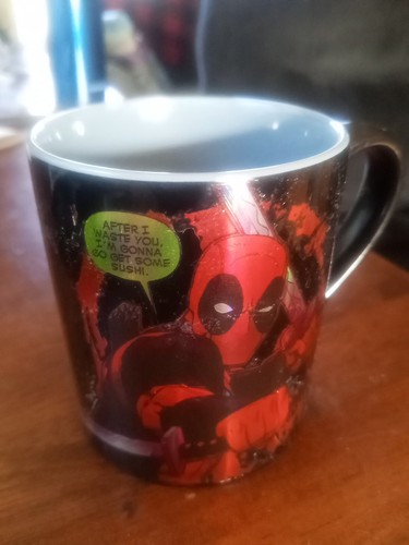 Marvel Deadpool Gonna Get Some Sushi große Keramiktasse Becher - Bild 2 von 5