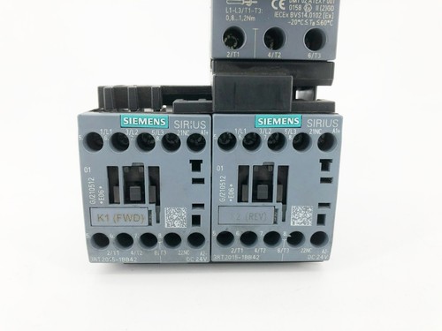 New Siemens 3RA22101FA-152BB4 Reversing Starting 3.5-5A 24VDC Rev. S00 - Picture 5 of 8