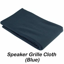 Blue Stereo Speaker Grill Cloth Fabric 36" x 66" 16.5 Square Ft. Stretches 3D US