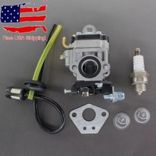 Carburetor Kit For Eskimo Mako M43 With Viper 43cc Engine Carb W Fuel Line Kit