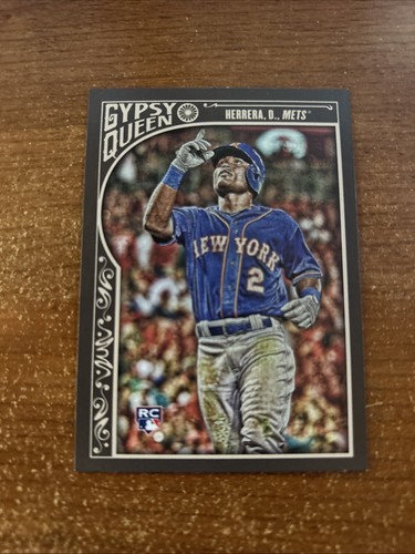 2015 Topps Gypsy Queen #171B Dilson Herrera SP Variation Pointing to Sky