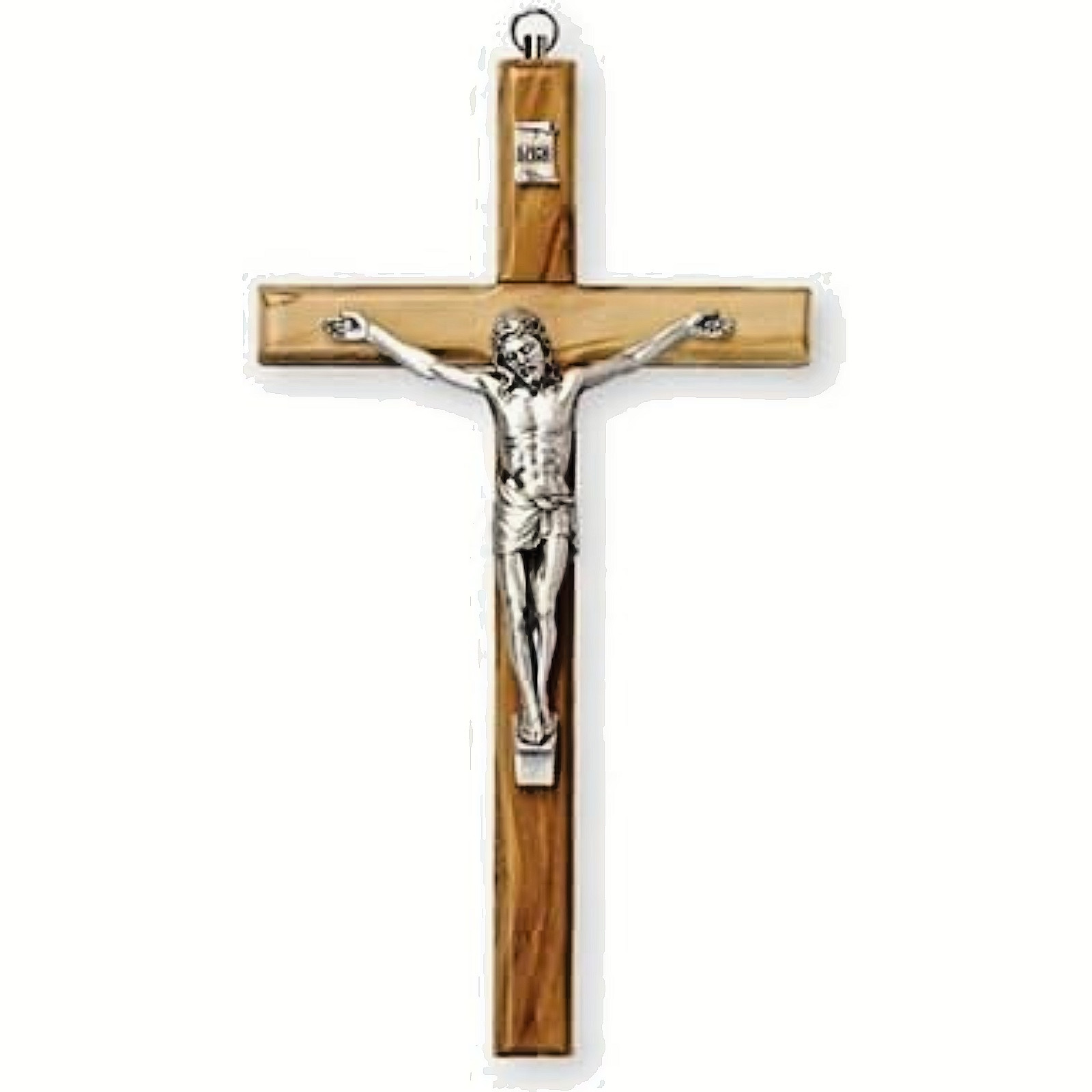 Holzkreuz Wandkreuz Kruzifix aus OLIVENHOLZ 16cm Geschenk Taufe Kommunion Neu
