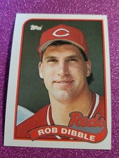1989 Topps Cincinnati Reds Baseball Card #264 Rob Dibble Rookie