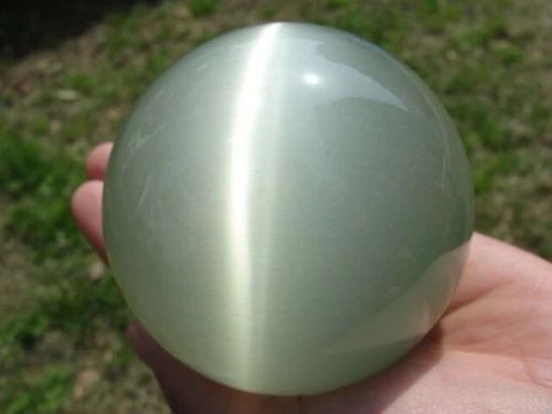 60/80MM Cat's Eye Crystal Ball Orb Sphere Healing ball Furnishing articles - Picture 9 of 39
