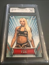 ALICIA FOX 2019 TOPPS WWE WOMEN'S DIVISION # 2 GRADED 10 L@@@K