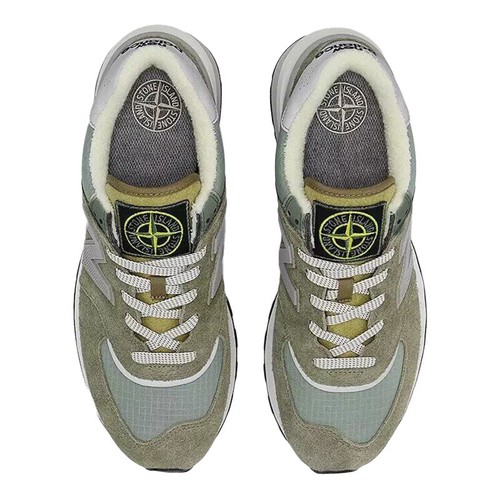 Retro-Sportschuhe NEUE-BALANCE𝘹STEIN-ISLAND 574 Grün Klassische lässige Sneaker - Bild 9 von 10