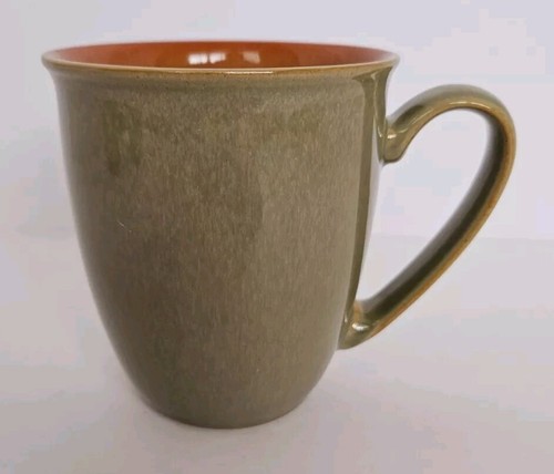 Set of 4 Denby-Langley Duets Sage & Paprika Mugs Green Orange 12 oz - Picture 2 of 8