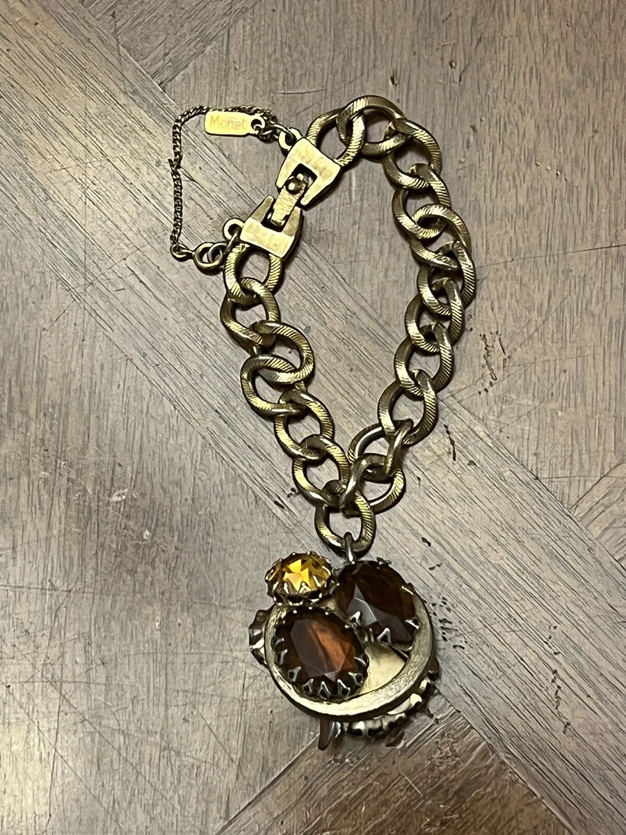 Monet charm bracelet outlet