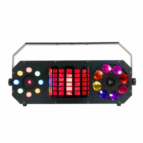 Led Strahler Rgb CFX Partyvibe 3 &ndash; 5-in-1 DJ Effektlicht Mit LED, Laser, Strobe, UV Und Kugel, Inkl. St&auml;nder CFX Partyvibe 3 Strobe