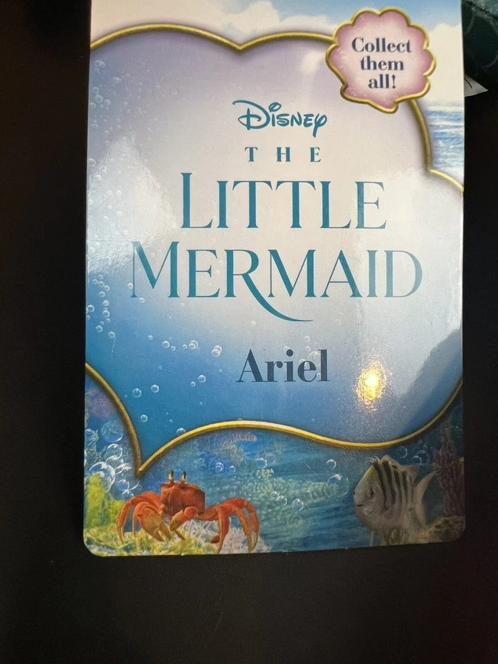 ¡JUEGO DE DOS! ARIEL LITTLE MERMAID XL Juguete Almacenamiento TOTES/Contenedores Habitación Niñas REGALO Foto 3 de 4