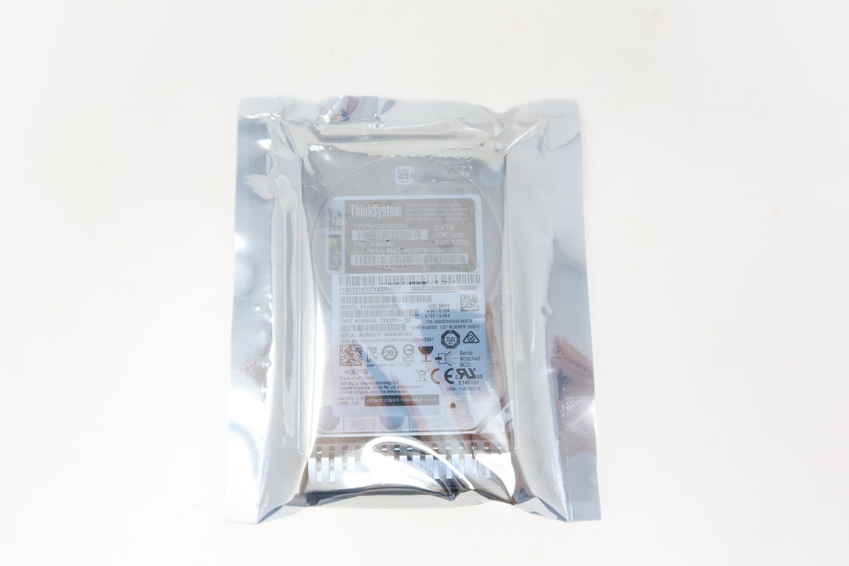 7XB7A00069 01GV182 Lenovo 2.4TB 10K SAS 12G 2.5