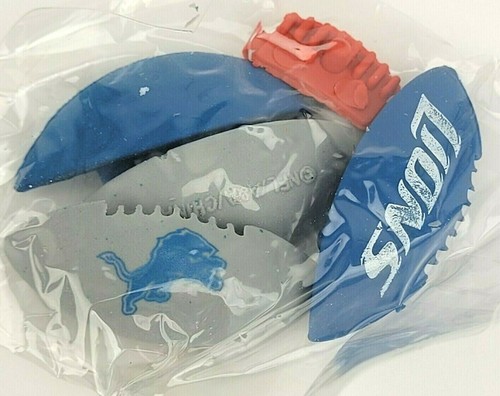 NFL Detroit Lions Buildable Mini Football 5 Piece Puzzle Eraser 2017 - Picture 6 of 7