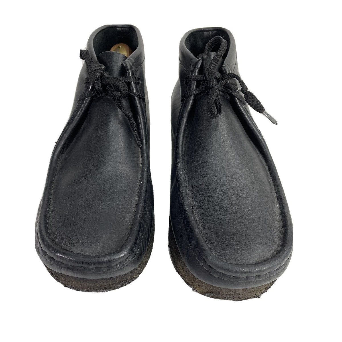 靴 CLARKS Wallabee Black Leather Clarks Originals Wallabee | Black Leather | 26155514-BLK