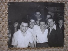 ORIGINAL PHOTO INTER NEW YORK 1949 LUIGI BECCALI BOXING TURIELLO ROCKY GRAZIANO