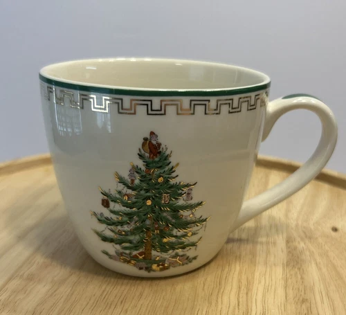 Vintage Spode Mug Cup Christmas Tree Gold Collection 16oz