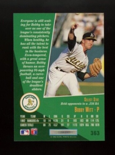 1993 Score Select Baseball, # 201 to # 405, U-PICK, finish your set, NM/M, RB6 - Picture 210 of 286