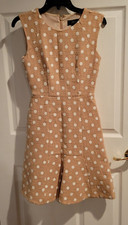 J Crew polka dot tweed dress 00 pre-owned