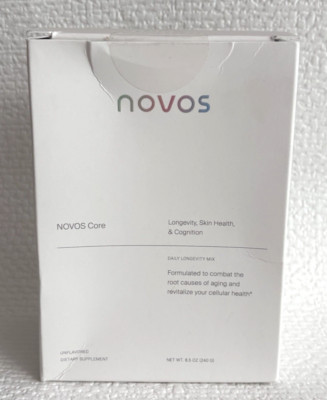NOVOS Core, Longevity, Skin Health and Cognition, 30 Day Supply, Unflavored