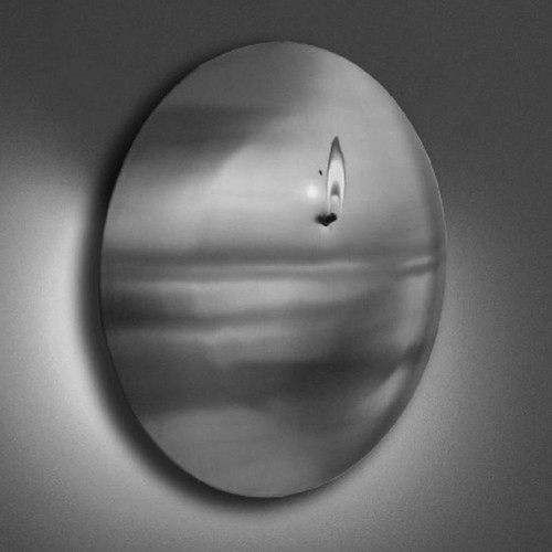 Lámpara de aceite grande mono 'convexa' montada en la pared - Hecha en Alemania - Imagen 7 de 11