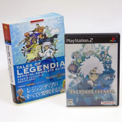 Tales Of Legendia Sur PlayStation 2 (PS2) – Version Japonaise NTSC-J – Jeu De Rôle NAMCO – Complet Et Propre