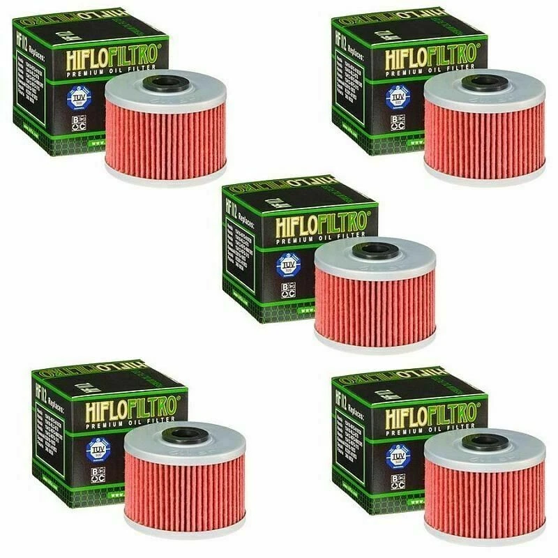 Filtro de aceite HiFlo genuino Kawasaki KLX 450R 450 HF112 2008 2009 - Paquete de 5 Foto 4 de 4