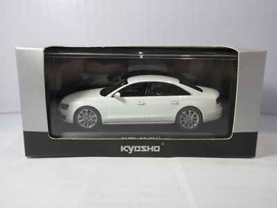 京商 アウディ A8 D4 ホワイト 1/43 モデルカー ミニカー 1:43 Kyosho Audi A8 D4 White Die Cast Model Car | eBay