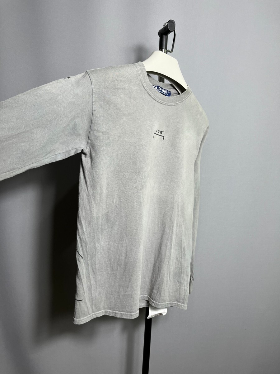 ACW a cold wall t-shirt long sleeve gray mens Sz S | eBay