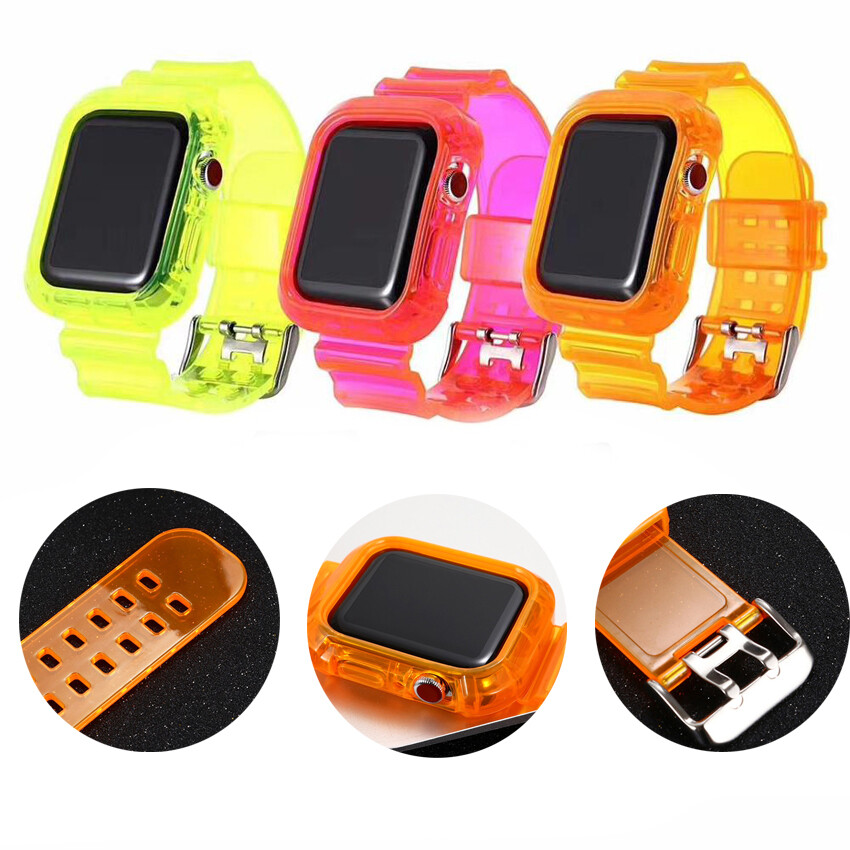 Silicone Strap Watch Band Replacement For Apple Watch SE iWatch Series 