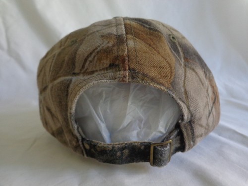 Eddy's Resort MN Baseball Cap Camo Real Tree Embroidered Fish Strap back Adult - Picture 3 of 6