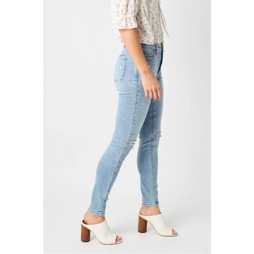 Judy Blue Allie Mid-Rise Tummy Control Jeans, Size 9 - Picture 4 of 9