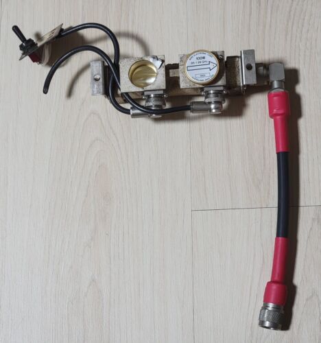 Bird 43 Thruline Wattmeter Dual Line Section w/ 100J-1100 100W HF Slug Element - Picture 1 of 6