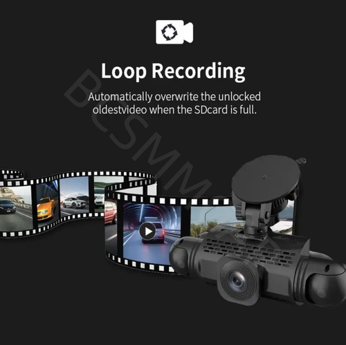 1080P 4 Channels Car DVR Dash Cam Driving Recorder G-Sensor Loop Recording 170° - Bild 11 von 21