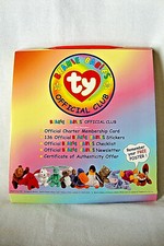 Ty Beanie Babies Official Club Membership Kit, 1st Edition w/Poster  Stickers