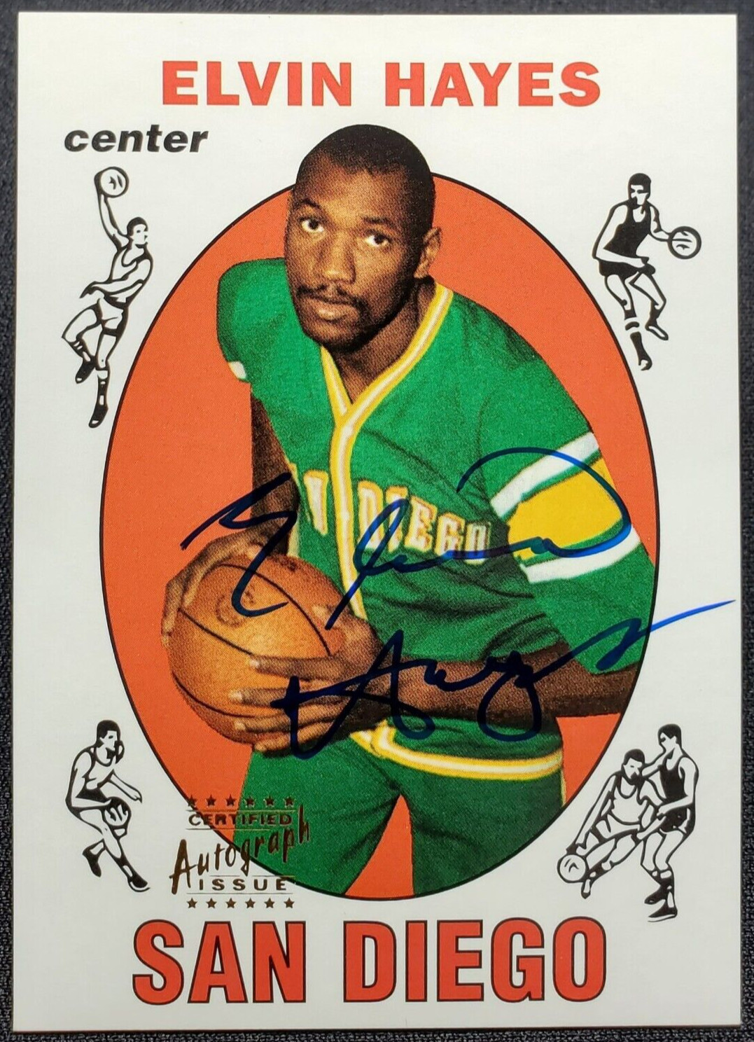 1996-97 Topps Stars - Reprint Autographs Elvin Hayes #21 NBA Rockets Card