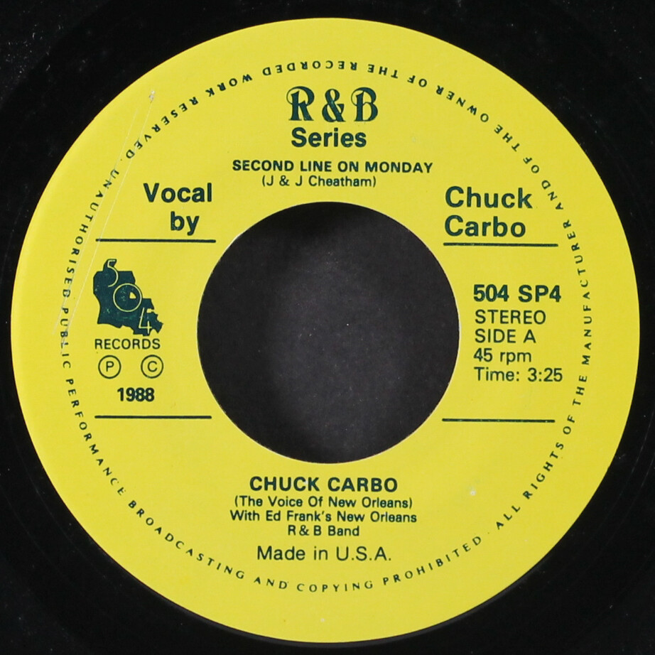 CHUCK CARBO: second line on monday 504 7
