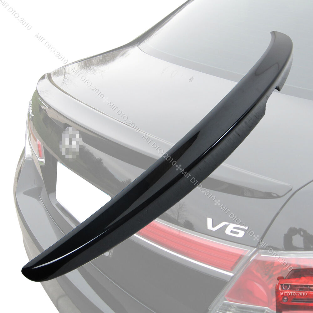 Fit 08-12 Honda Accord 4D 4Dr Trunk Spoiler Painted # NH700M Alabaster Silver