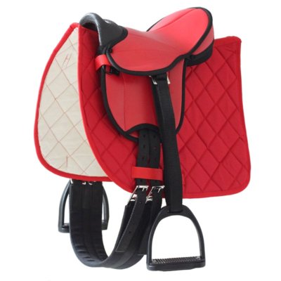 Sattelset ''My little Star'' 10 Zoll für Shetty Rot  Komplett NEU